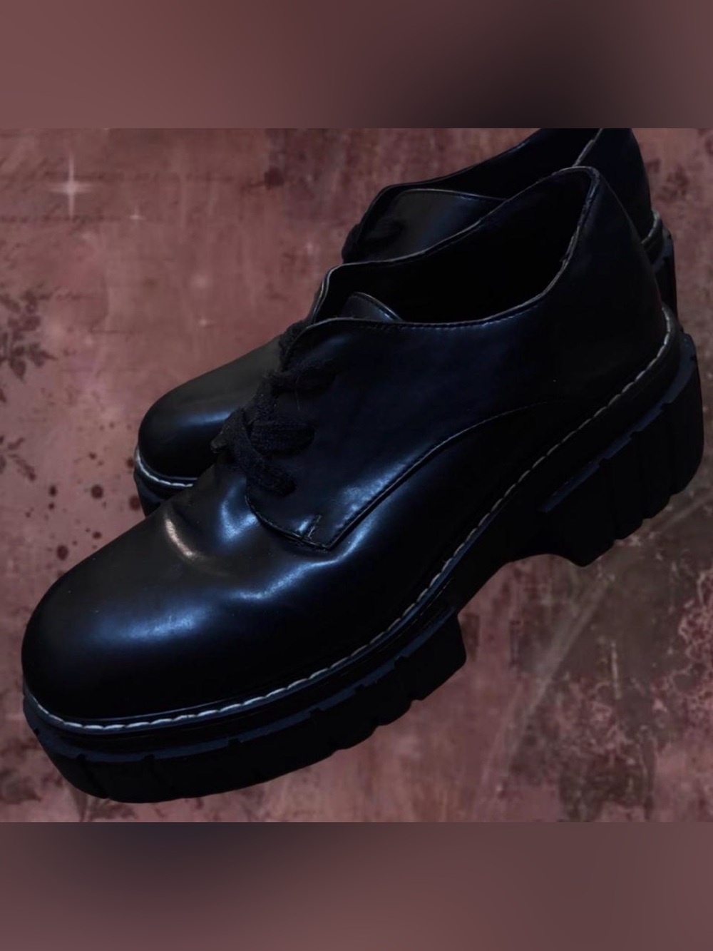 Black Chunky Platform Shoes